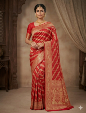 banarasi satin silk saree