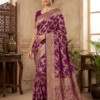 banarasi satin silk saree