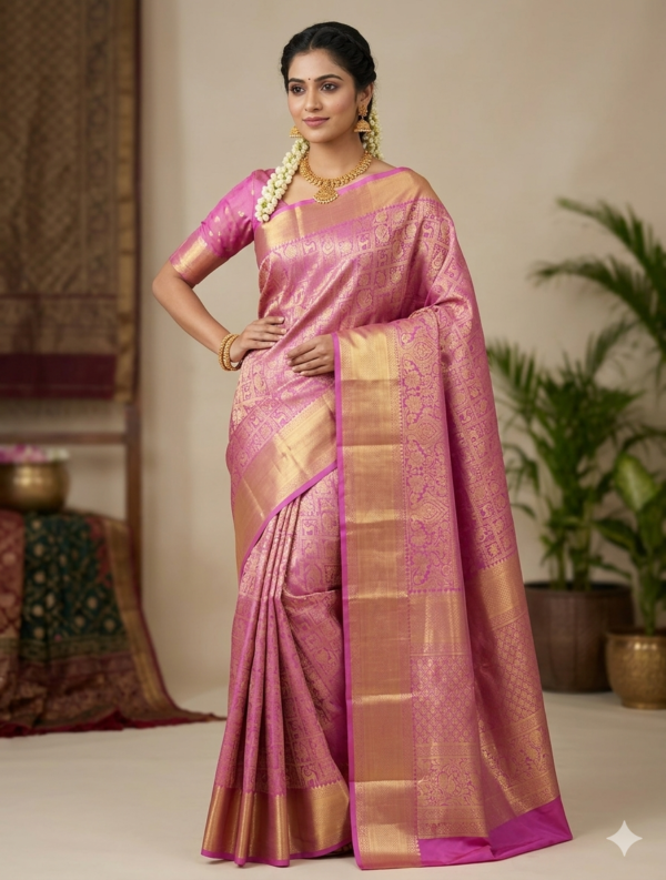 IMG_9008 Pure Handloom Kanchipuram Silk Saree