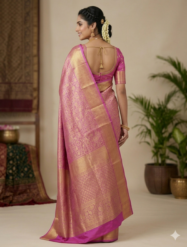 IMG_9009 Pure Handloom Kanchipuram Silk Saree