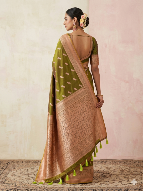 Banarasi Mashru Satin Silk Saree