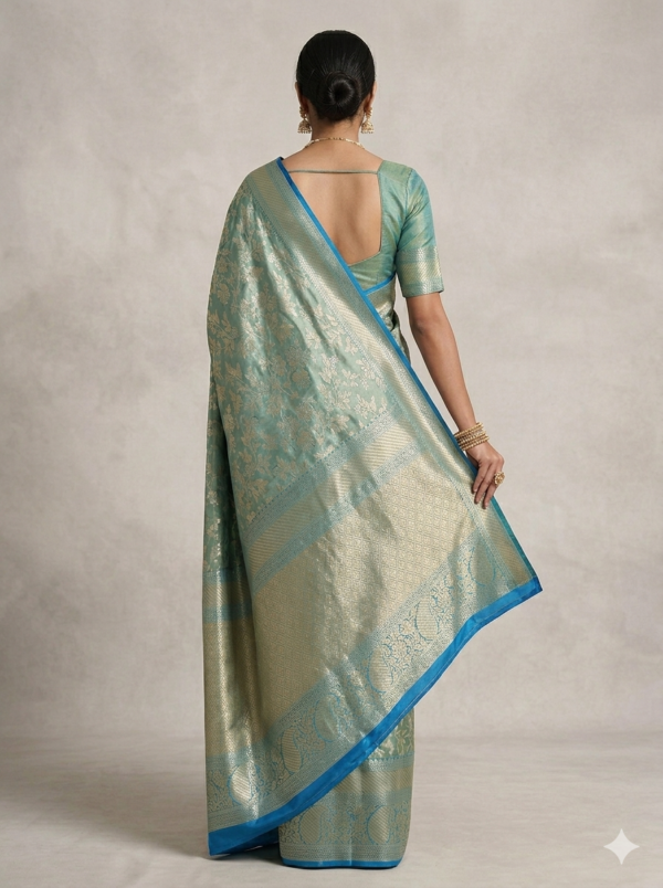 IMG_9150 Pure Kanchipuram Tissue Silk Saree