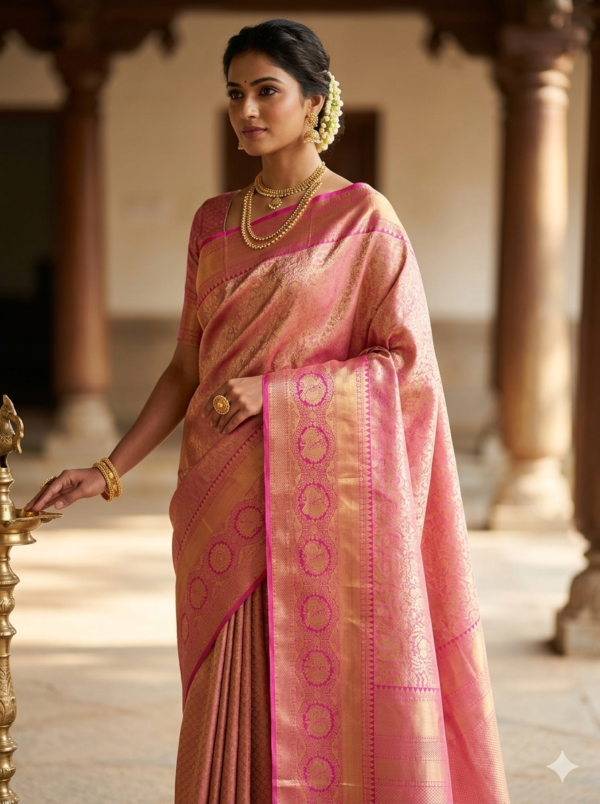 Pure Kanchipuram Tissue Silk Saree