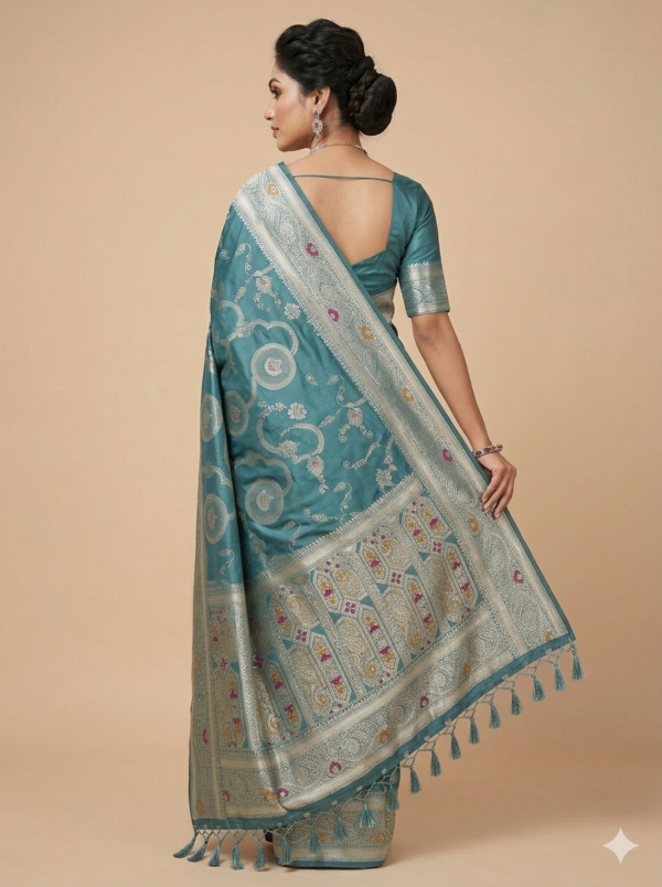IMG_9223 Banarasi Satin Silk Saree