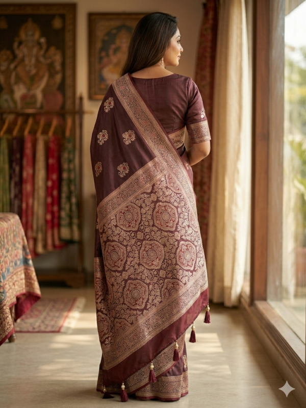 IMG_9240 Banarasi Satin Silk Saree