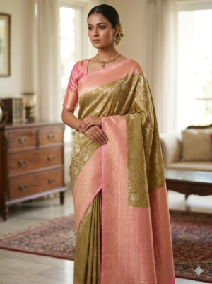 kanchipuram tissue silk saree