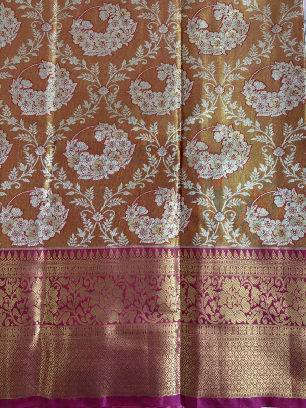 SSM00526_1 Kanchipuram Tissue Silk Saree