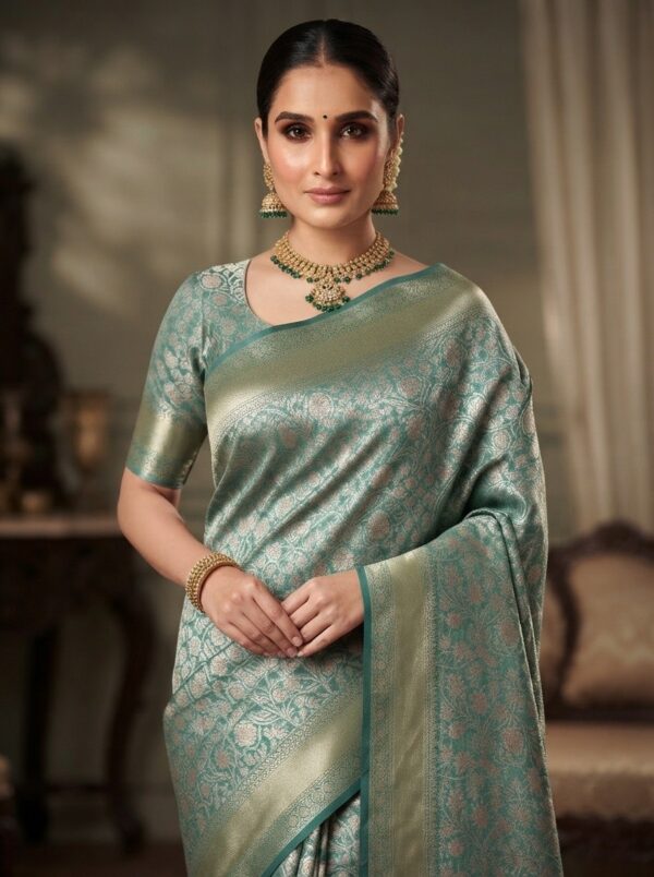 Kanchipuram Tissue Silk Saree