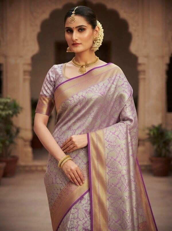 SSM00534_6 Kanchipuram Tissue Silk Saree