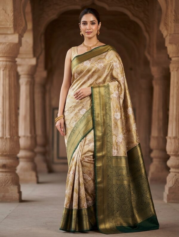 SSM00571_4 kanchipuram Tissue Silk Saree
