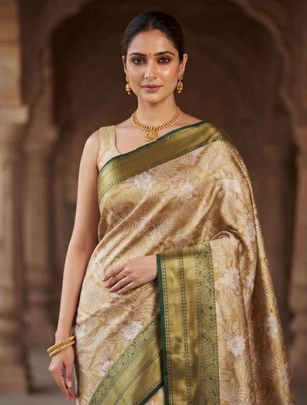 SSM00571_5 Kanchipuram Tissue Silk Saree