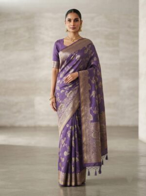 SSM00615_4 banarasi satin silk saree