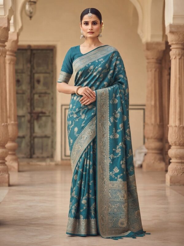 banarasi satin silk saree