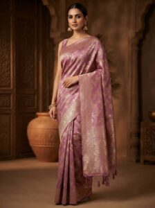 banarasi satin silk saree