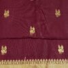 Regal Maroon Semi Banarasi Silk Saree