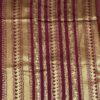 Regal Maroon Semi Banarasi Silk Saree