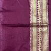 Regal Maroon Semi Banarasi Silk Saree