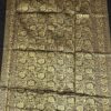 Classic Black Semi Banarasi Silk Saree
