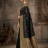 Classic Black Semi Banarasi Silk Saree
